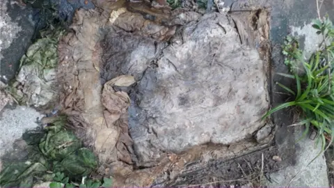 Welsh Water The wipes pulled out of the sewer