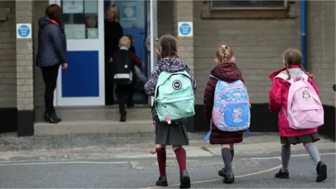 Pacemaker Schoolchildren in NI returning to school in September 2020