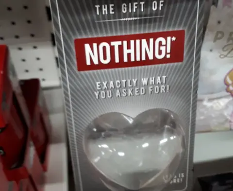  @KimxPx/PA  Poundland's Gift of Nothing