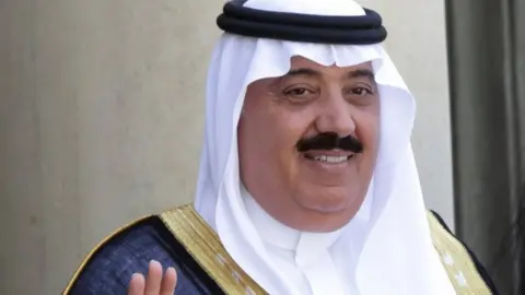 Reuters File photo showing Saudi Prince Miteb bin Abdullah at the Elysee Palace in Paris, France (18 June 2014)