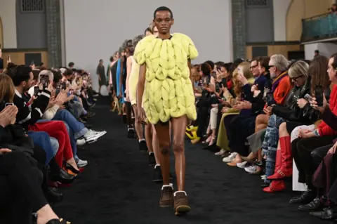 Eamonn M McCormack/Getty Images Models walk the runway during the JW Anderson Ready to Wear Fall/Winter 2024-2025 fashion show as part of the London Fashion Week on February 18, 2024 in London, England.