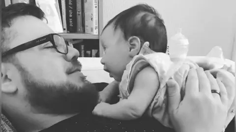 Andy Shelley Andy Shelley and baby