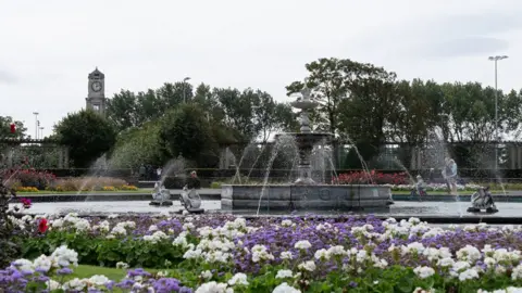 Friends of Stanley Park fountain in Stanley Park