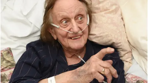 Sir Ken Dodd in hospital