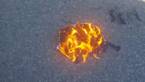 Charlotte Clarke Burning vape