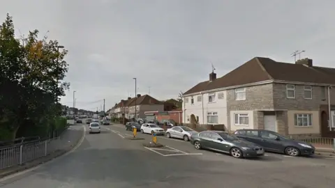 Google Maps Burnaby Road, Coventry