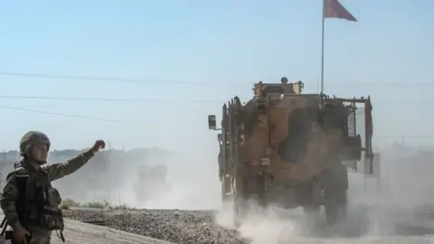 Getty Images Turkish-backed Syrian rebels