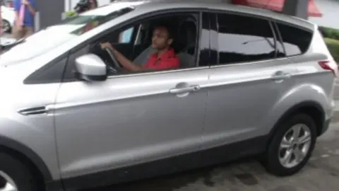 CBS Carr in his new car