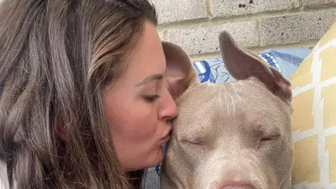 Sophie Coulthard Sophie and her dog Billy