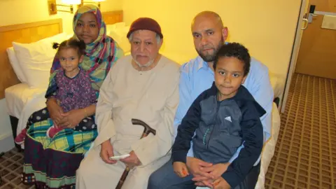 BBC News The Rasoul family (left to right): Zahra, Munira, Ahmed, Mohammed and Mohammed Junior