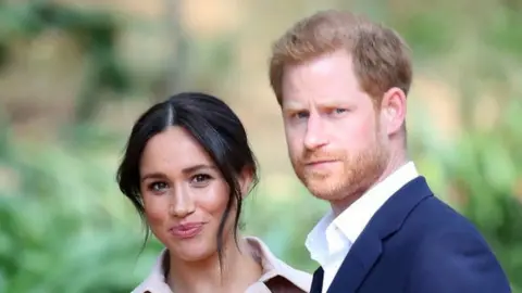 Getty Images The Duke And Duchess of Sussex in Johannesburg