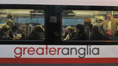 PA Media Greater Anglia train service