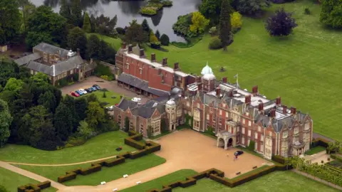 PA Media Holkham is about a half-hour drive from Sandringham