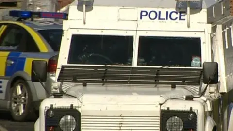 BBC Police land rover