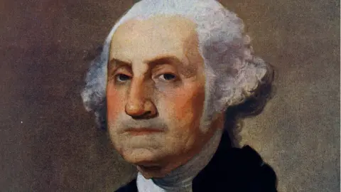 Universal History Archive Portrait of George Washington (1732-1799) Painted by Gilbert Stuart