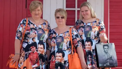 Eve Gittus Women in Elvis dresses