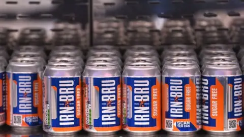 Getty Images Irn-Bru cans