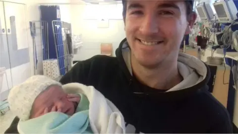 Barry Flynn Barry Senior and baby Barry