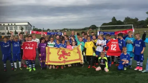 Big Partnership Football kids