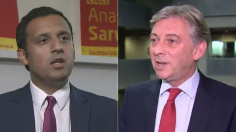 BBC Anas Sarwar and Richard Leonard