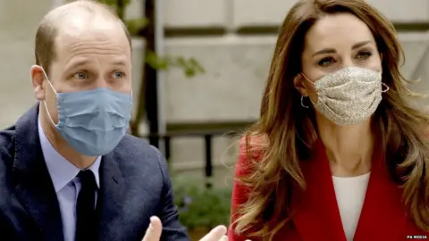 PA Media The Duke and Duchess of Cambridge talk with medical staff during a visit to St. Bartholomew"s Hospital in London, in October this year