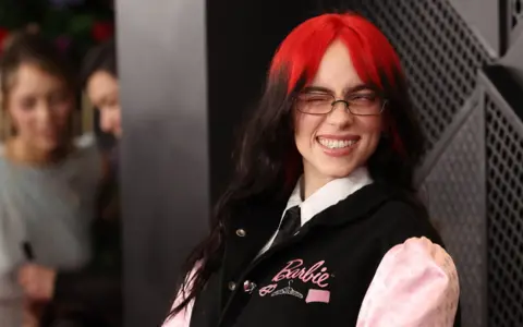 Reuters Billie Eilish at the Grammys