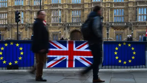 Getty Images Flags in Westminster