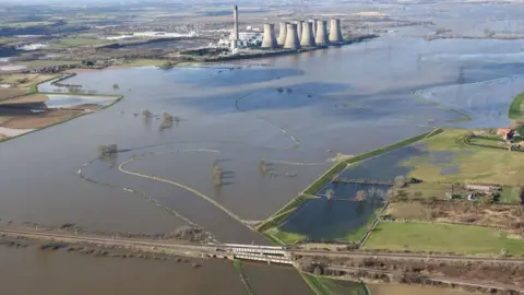 Environment Agency/PA Media Washlands of the Lower River AIre