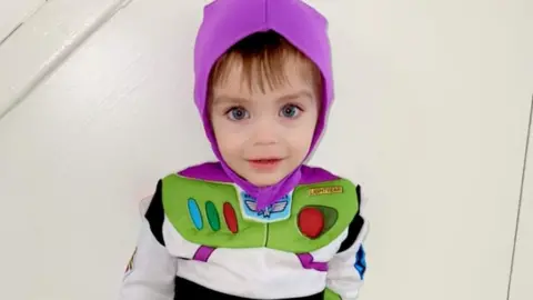 Claire Lewis Reggie dressed as Buzz Lightyear