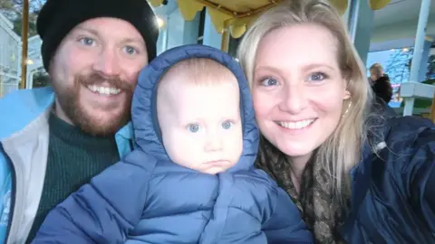 Birmingham Women's Hospital Nicola and family