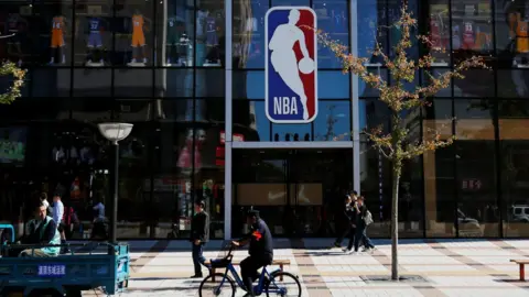 Reuters NBA store in Beijing