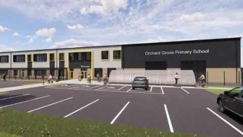 Somerset County Council Artists impression of the new school