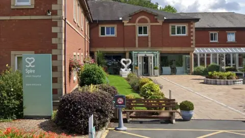 Google Spire Leeds Hospital