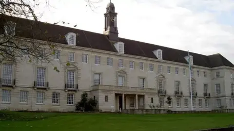 Geograph Wiltshire County Council's offices