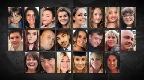 Family handouts The 22 victims of the Manchester Arena bombing