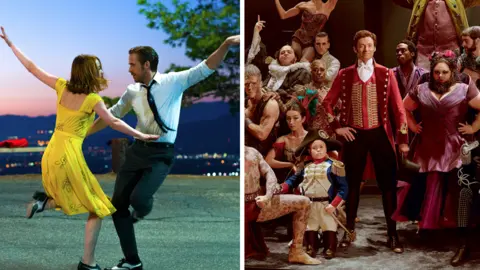 Lionsgate Entertainment and 20th Century Fox La La Land and The Greatest Showman