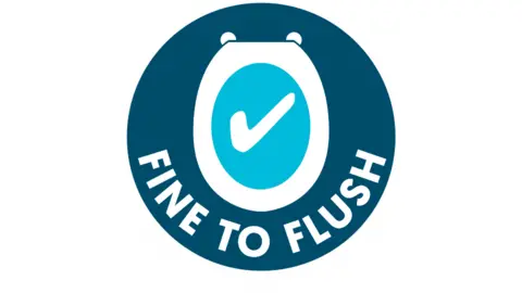 Water UK Fine to flush logo