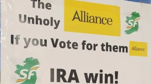 BBC Anti-Alliance election leaflet