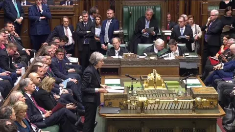 House of commons Theresa May in House of Commons