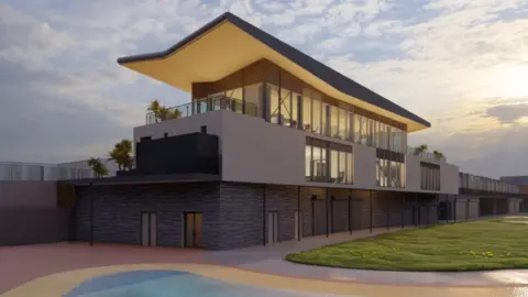 East Lindsey District Council Sutton on Sea colonnade project