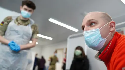 Getty Images Askham Bar vaccination centre in York