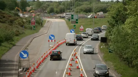 Heads of the Valleys roadworks