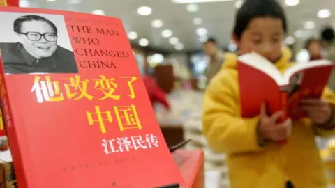 Getty Images Weibo users have shared the cover of a book: 'The man who changed China'