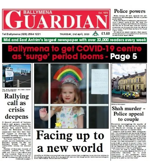 BALLYMENA GUARDIAN Ballymena Guardian newspaper