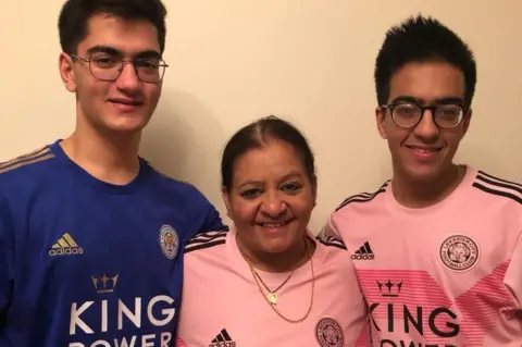 Anjna Kotecha-Karia Anjna and her sons