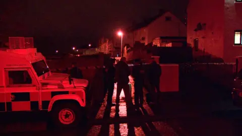 The man was shot in an alleyway and police cordoned off the scene