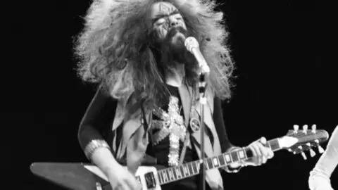 Roy Wood on Top of the Pops in the 1970s