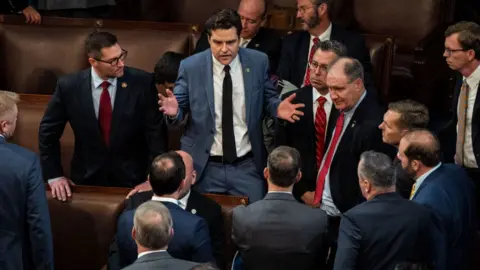 Getty Images Republican Matt Gaetz has maintained his opposition to Kevin McCarthy as speaker
