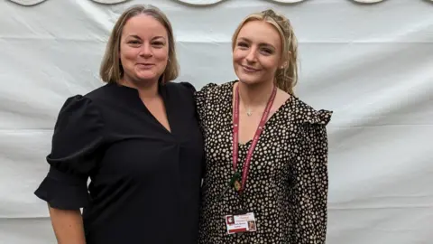 Katy Tomlinson and Emily Brown