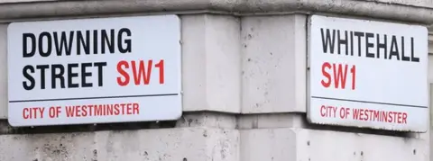 Getty Images Whitehall sign